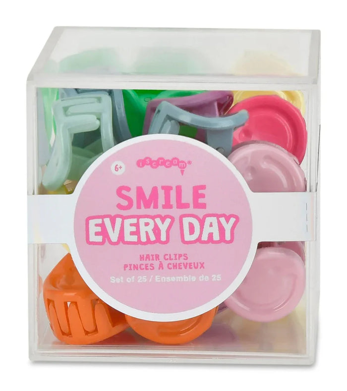 ISCREAM MINI SMILE HAIR CLIPS SET