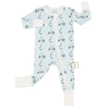 GOLF DOUBLE ZIPPER ROMPER