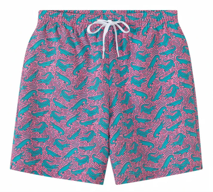 NEON GATORS SWIM TRUNKS