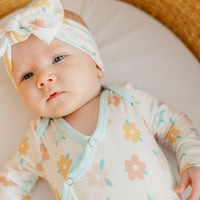COPPER PEARL DAISY KNOTTED GOWN