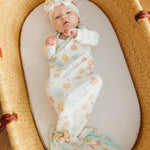 COPPER PEARL DAISY KNOTTED GOWN