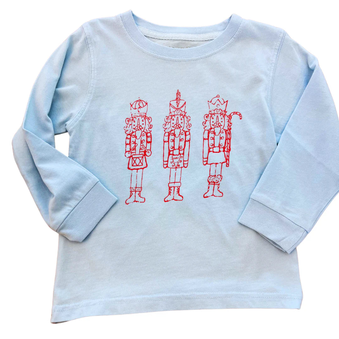 MUSTARD & KETCHUP LIGHT BLUE NUTCRACKER TRIO