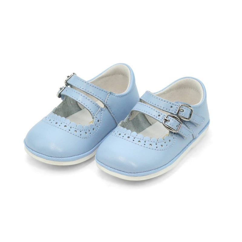 Elise Double Strap Mary Jane Bluebell Blue