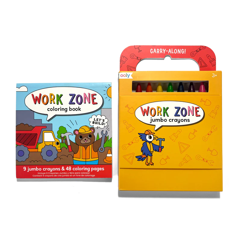 OOLY WORK ZONE COLORING BOOK