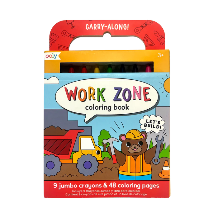 OOLY WORK ZONE COLORING BOOK