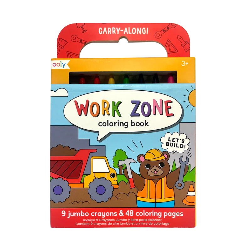 OOLY WORK ZONE COLORING BOOK