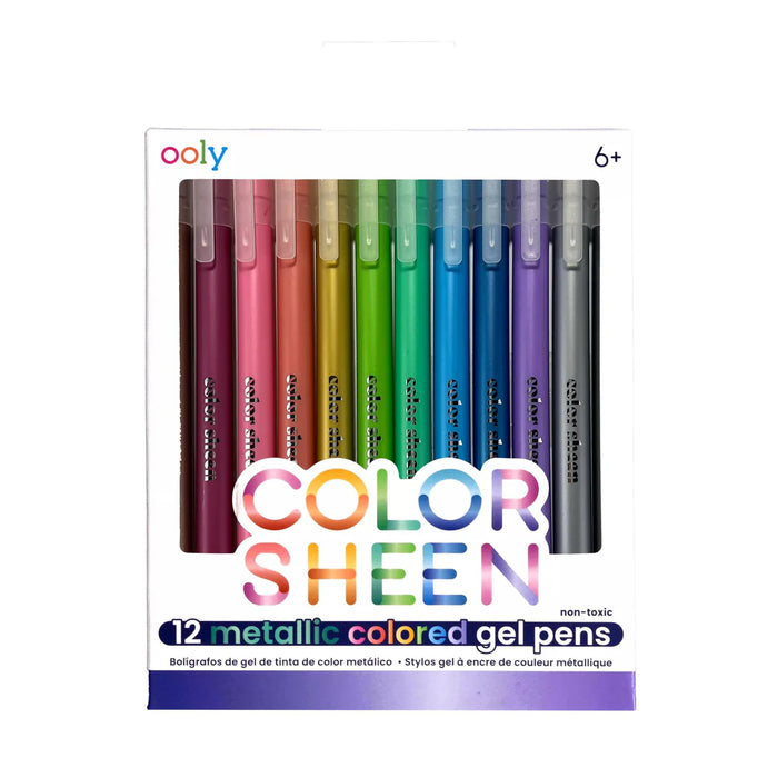 OOLY COLOR SHEEN METALLIC COLORED GEL PENS