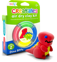 OOLY CREATIBLES D.I.Y. AIR-DRY CLAY KIT DINO BFF'S SET OF 4