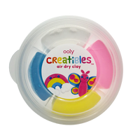 OOLY CREATIBLES D.I.Y. AIR-DRY CLAY KIT RAINBOW BFF'S SET OF 4