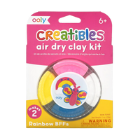 OOLY CREATIBLES D.I.Y. AIR-DRY CLAY KIT RAINBOW BFF'S SET OF 4