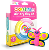 OOLY CREATIBLES D.I.Y. AIR-DRY CLAY KIT RAINBOW BFF'S SET OF 4