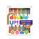 OOLY DOUBLE UP! DOUBLE-ENDED CRAYON SET OF 6/12 COLORS