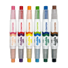 OOLY DOUBLE UP! DOUBLE-ENDED CRAYON SET OF 6/12 COLORS