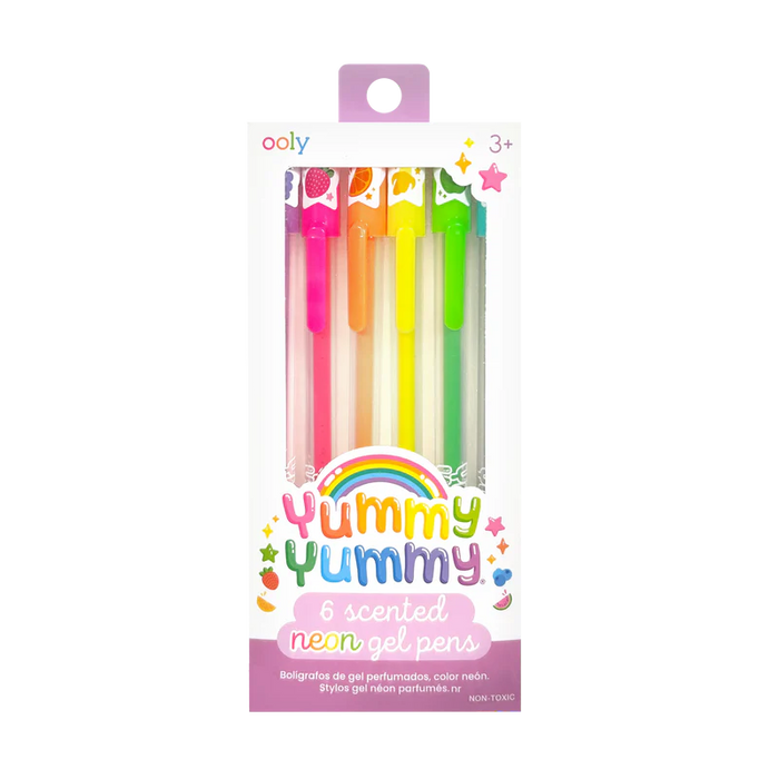 OOLY YUMMY YUMMY SCENTED GEL PENS NEON SET OF 8