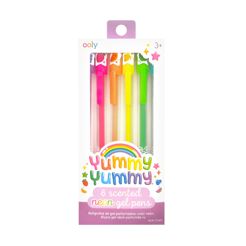 OOLY YUMMY YUMMY SCENTED GEL PENS NEON SET OF 8