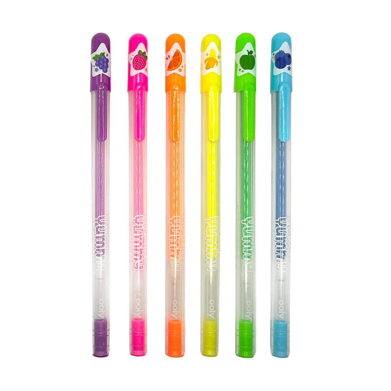 OOLY YUMMY YUMMY SCENTED GEL PENS NEON SET OF 8