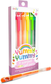 OOLY YUMMY YUMMY SCENTED GEL PENS NEON SET OF 8