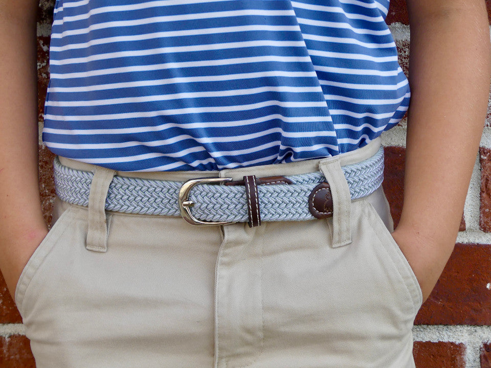 ROOSTA THE LIL KOHLER KIDS HERRINGBONE WOVEN STRETCH BELT