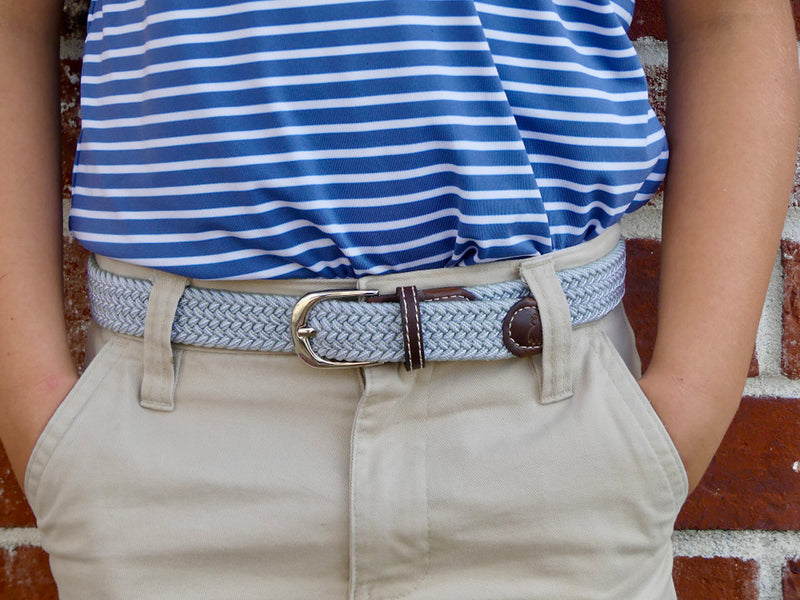 ROOSTA THE LIL KOHLER KIDS HERRINGBONE WOVEN STRETCH BELT