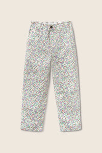 MULTI FLORAL TWILL PANT