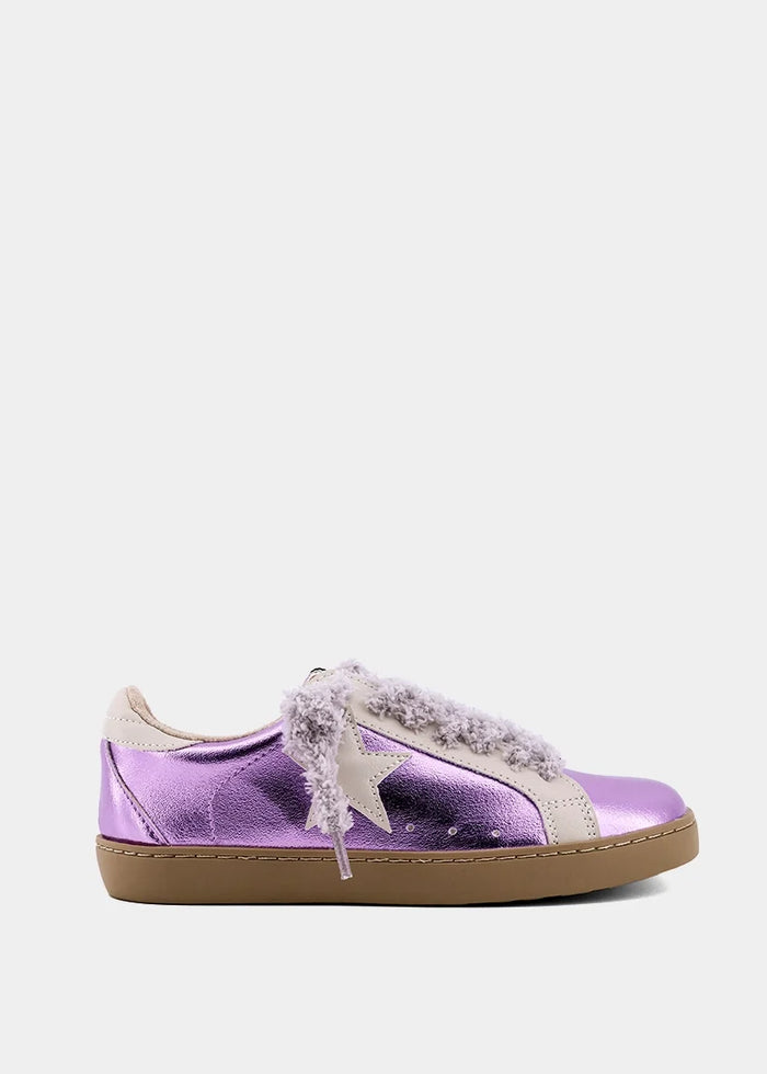 Paula Mini Metallic Purple Sneaker