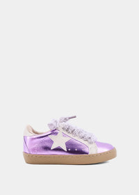 Paula Mini Metallic Purple Sneaker