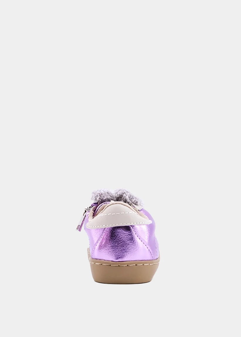 Paula Mini Metallic Purple Sneaker