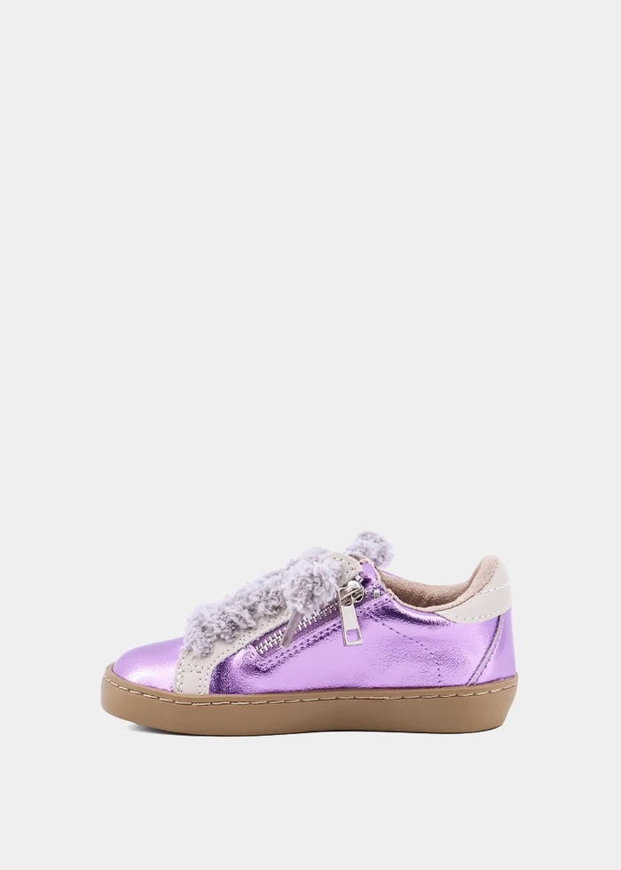 Paula Mini Metallic Purple Sneaker