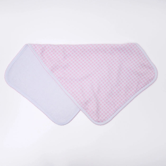 MAGNOLIA BABY BABY CHECKS PINK BURP CLOTH