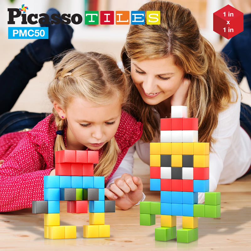 PICASSO TILES MAGNETIC BUILDING CUBES