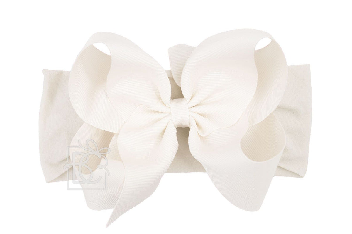 Wide Headband L White
