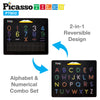 PICASSO TILES DOUBLE SIDED MAGNETIC BOARD CAPITAL,NUMBER, AND FREE STYLE