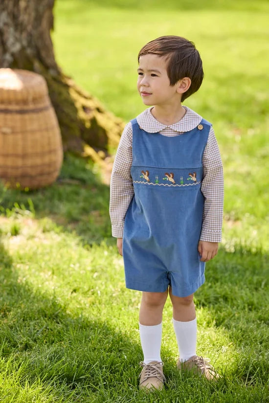 Little English Smocked Vintage  John John Flying Mallard