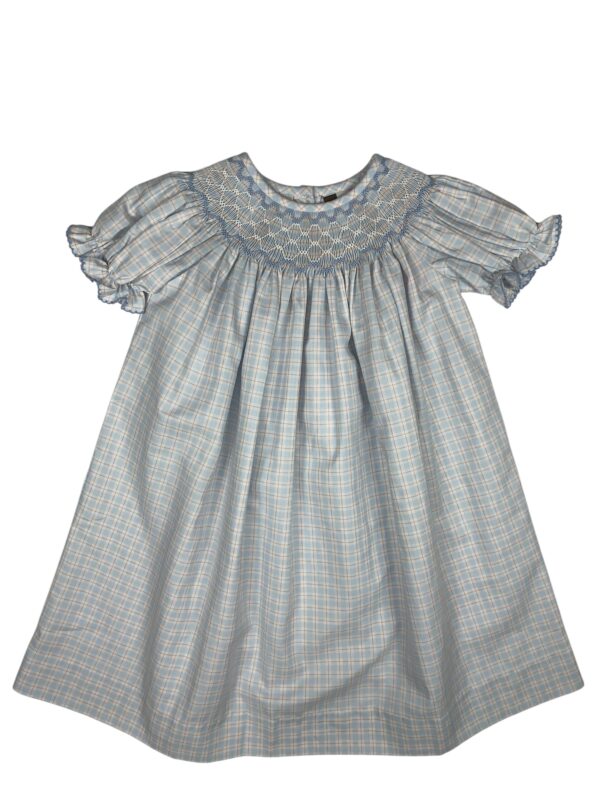 BANANA SPLIT BLUE PLAID GEO BISHOP