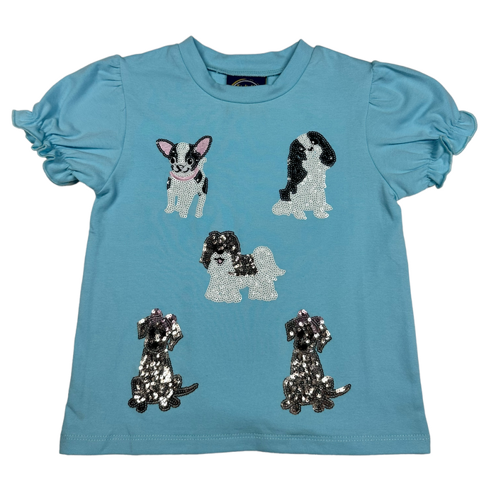 EMMA JEAN PUPPY APPLIQUE SS SHIRT