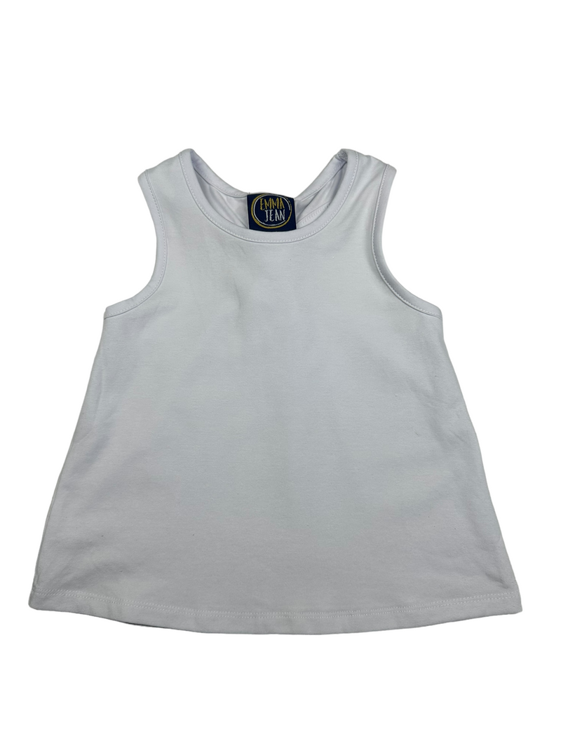 EMMA JEAN SADIE TANK SHIRT WHITE