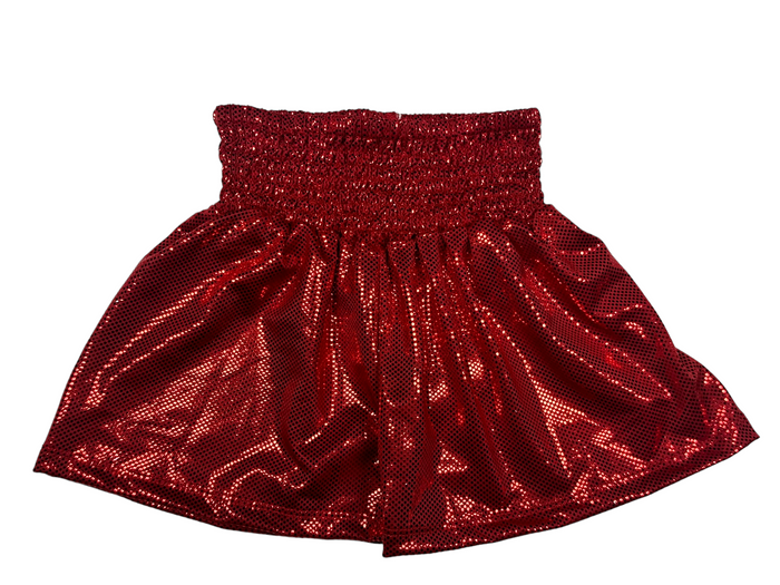 EMMA JEAN BELLA SHORTS RED SPARKLE