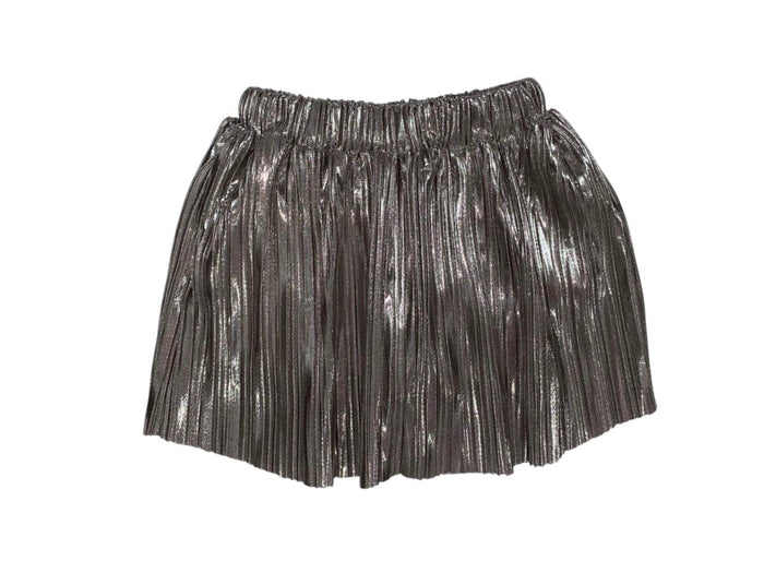 EMMA JEAN BLAKELY SKORT SILVER PLEATED