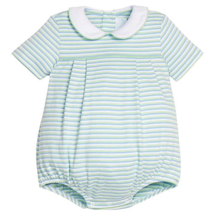 PLEATED PETER PAN BUBBLE SAVANNAH STRIPE