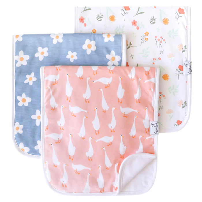 COPPER PEARL GOOSIE BURP CLOTH