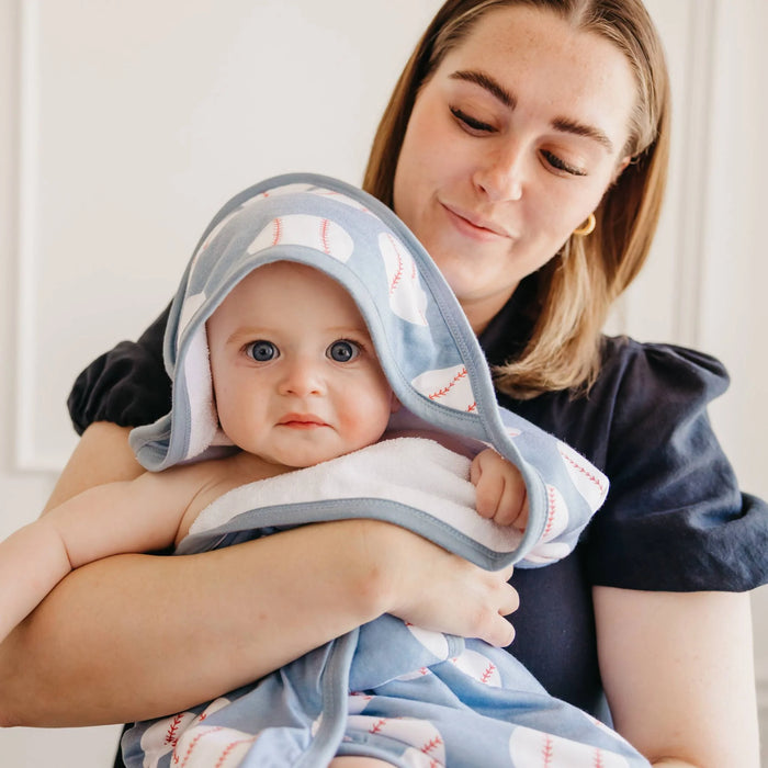 COPPER PEARL SLUGGER PREMIUM BABY KNIT HOODED TOWEL