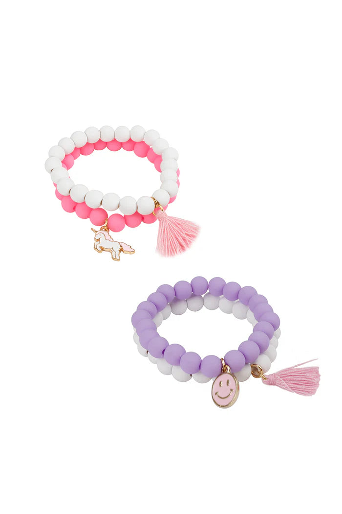 GREAT PRETENDERS PRETTY PASTEL SOFT TOUCH BRACELET 2PC