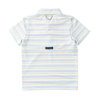 Yellow Pear Windsurfer Stripe Polo