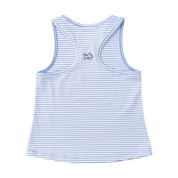 PERSIAN PURPLE STRIPE RACERBACK TANK