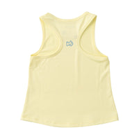 SOLID YELLOW PEAR RACERBACK TANK