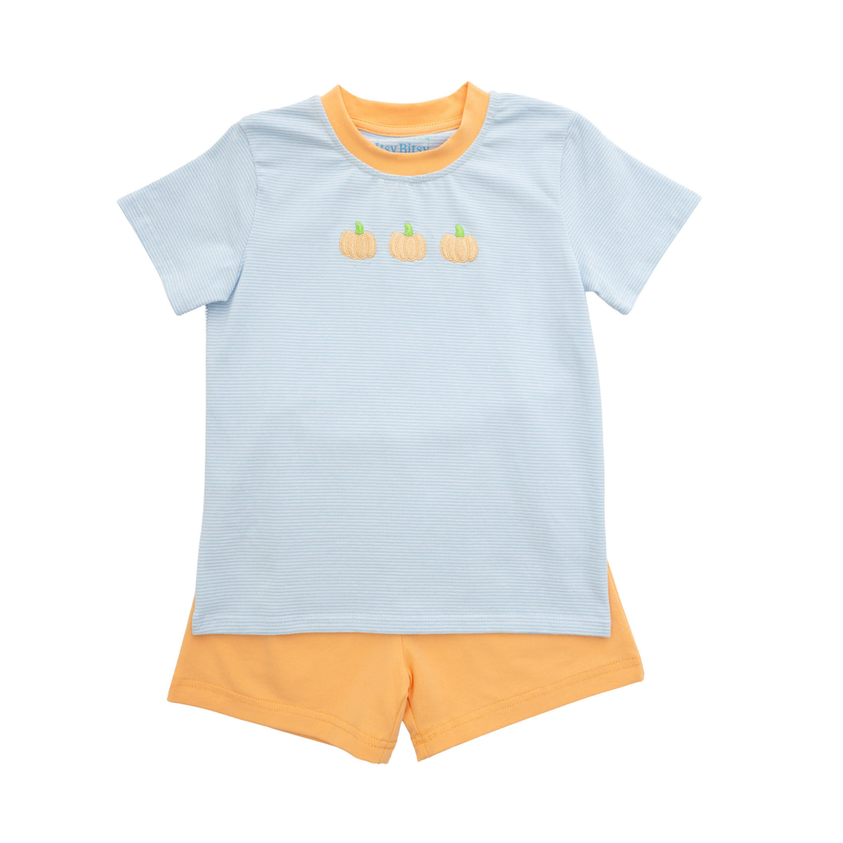 Pumpkin Short Set Blue
