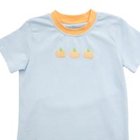 Pumpkin Short Set Blue