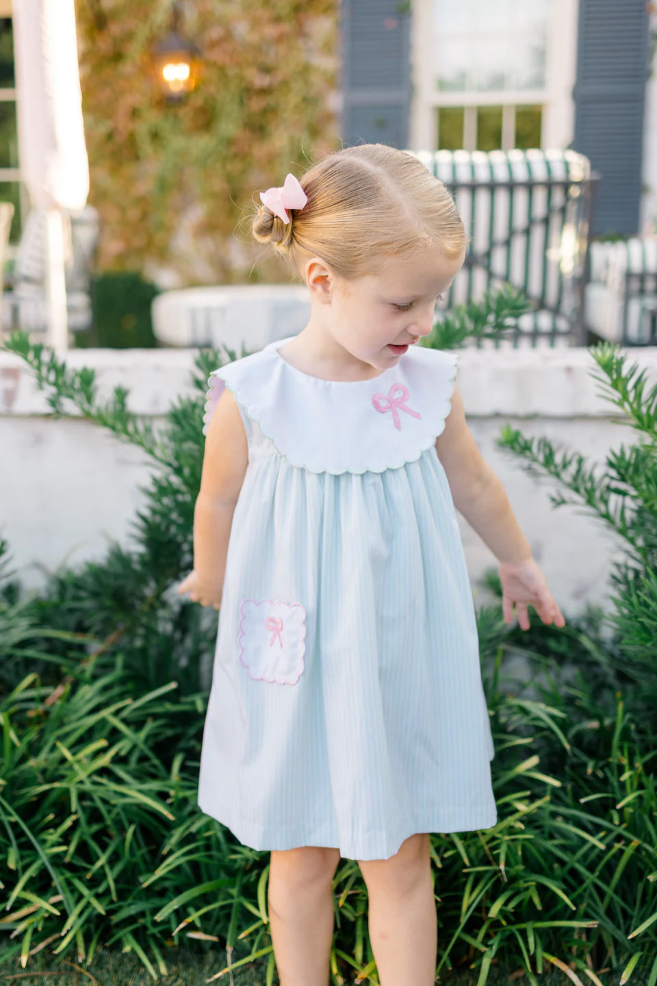 BONNIE BOWS DRESS