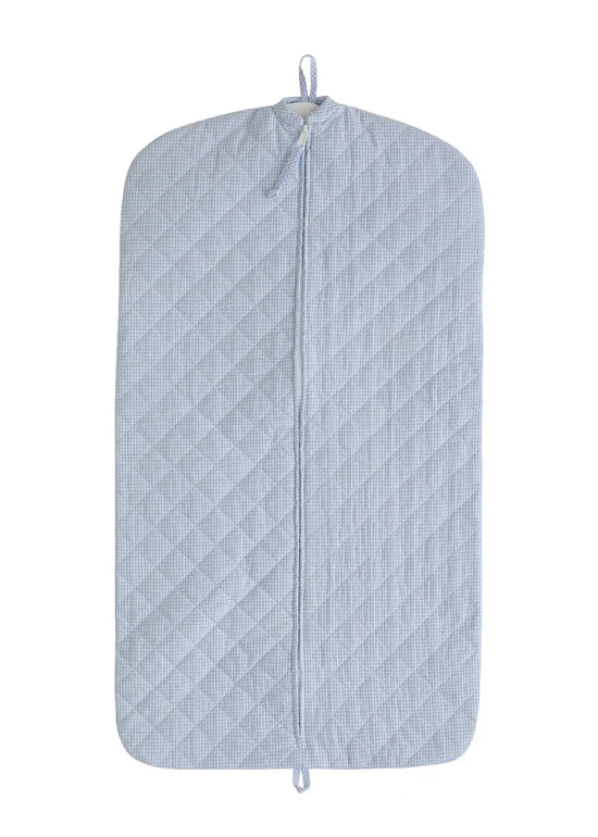 LITTLE ENGLISH QUILTED LIGHT BLUE GARMENT BAG