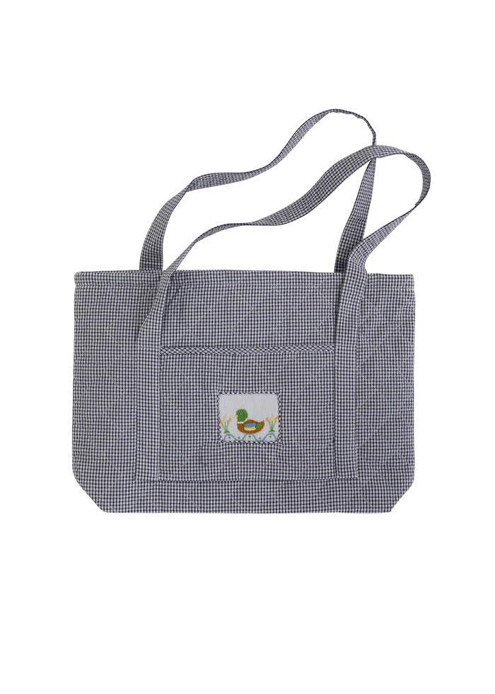 LITTLE ENGLISH QUILTED MALLARD TOTE